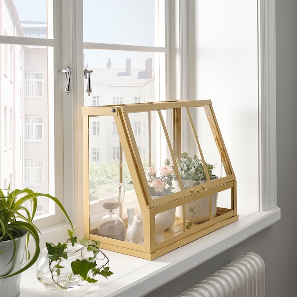 IKEA ÅKERBÄR greenhouse, 17 ¾ in Yellow, Ikea Ireland | 5869GOKTM