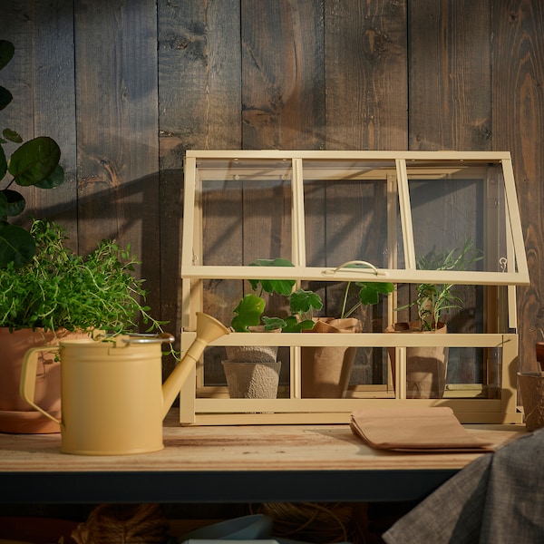IKEA ÅKERBÄR greenhouse, 17 ¾ in Yellow, Ikea Ireland | 5869GOKTM
