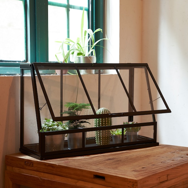 IKEA ÅKERBÄR greenhouse, indoor/outdoor/anthracite, 25 ½ in, Ikea Ireland | 8159URKNW