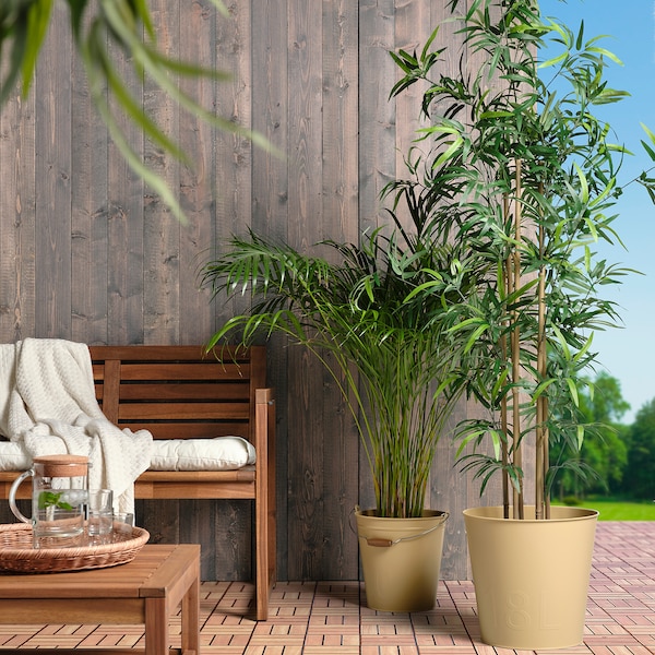 IKEA ÅKERBÄR plant pot, indoor/outdoor yellow, 12 ½ in, Ikea Ireland | 8756MCOFU