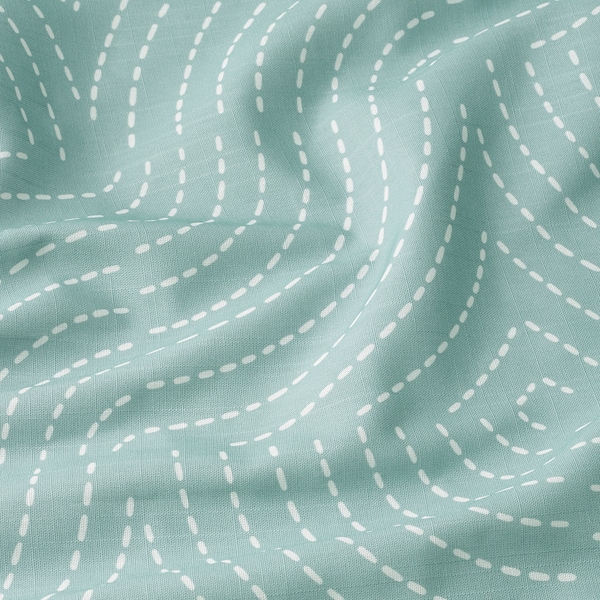 IKEA ÅKERMOLKE curtains, 1 pair, light blue, 57x98 in Blue, Ikea Ireland | 3987ISNTM