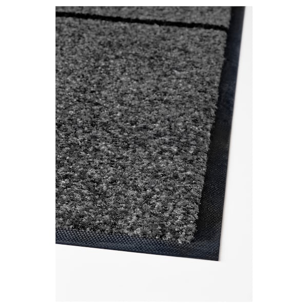 IKEA KÖGE door mat, 3'4 inx5'0 in Gray / Black, Ikea Ireland | 5891CVLPY