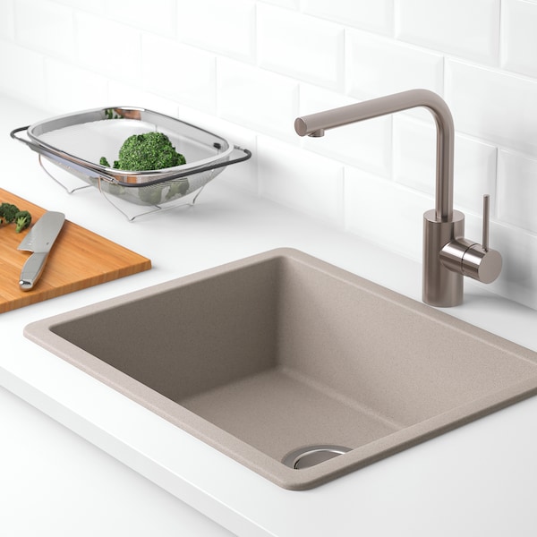 IKEA KILSVIKEN sink, 22x18 1/8 in Gray / Beige Quartz Composite, Ikea Ireland | 8907ZAQIT