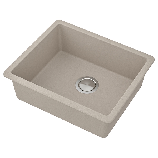 IKEA KILSVIKEN sink, 22x18 1/8 in Gray / Beige Quartz Composite, Ikea Ireland | 8907ZAQIT