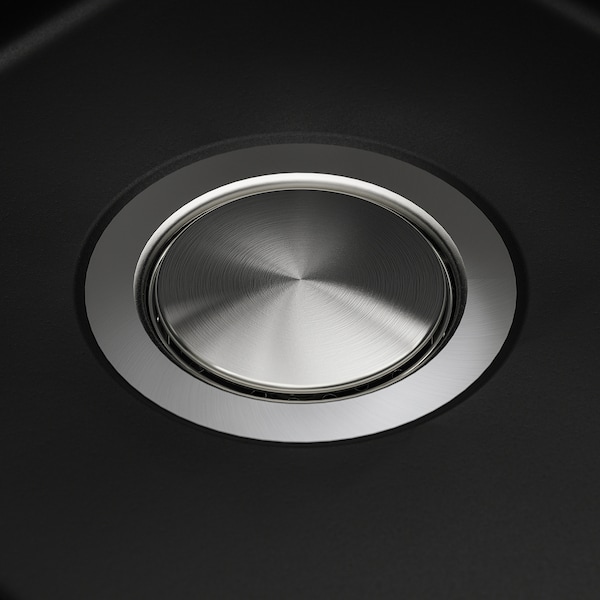 IKEA KILSVIKEN sink, black/quartz composite, 14 1/8x18 1/8 in, Ikea Ireland | 7683BKYVH