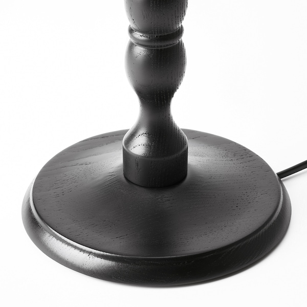 IKEA KINNAHULT table lamp, black ash/black, 14 in, Ikea Ireland | 2874ZECXG