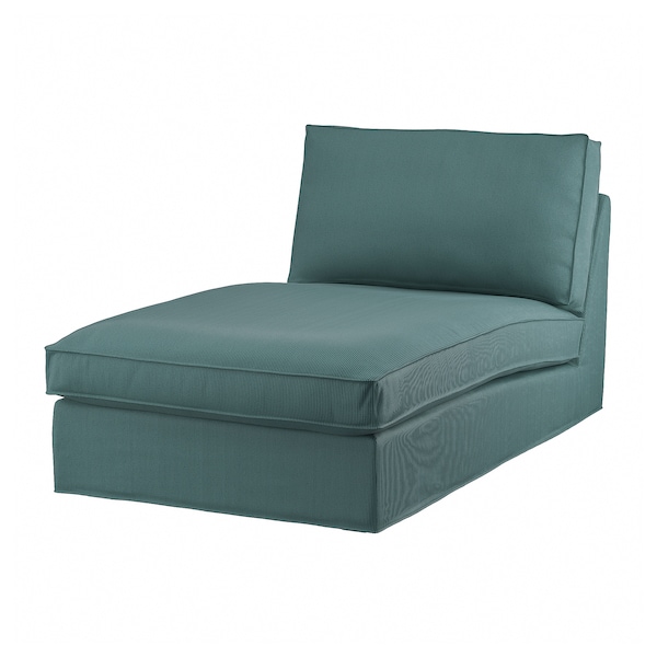 IKEA KIVIK chaise cover Kelinge Gray / Turquoise, Ikea Ireland | 3415EVOCM
