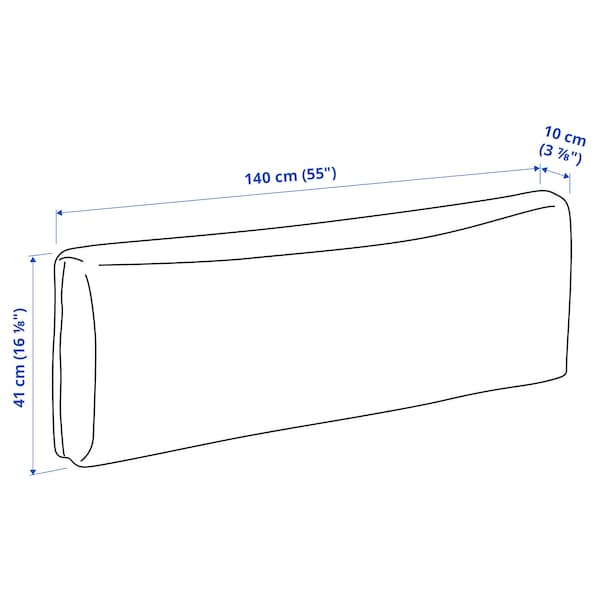 IKEA KLAGSHAMN back cushion Skiftebo Dark Gray, Ikea Ireland | 5471BDTRA