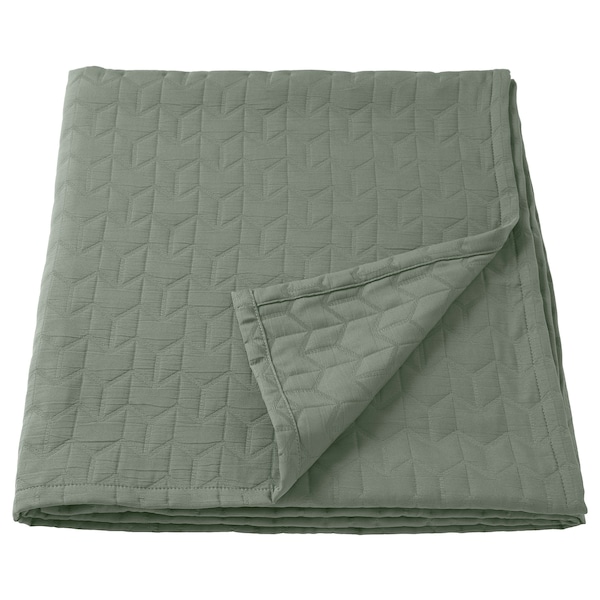 IKEA KÖLAX bedspread, Full/Queen Gray Green, Ikea Ireland | 8127XEAZR