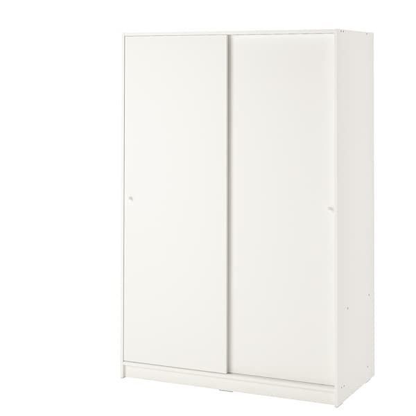 IKEA KLEPPSTAD wardrobe with sliding doors, white, 46 1/8x69 1/4 in, Ikea Ireland | 0349CXQDM