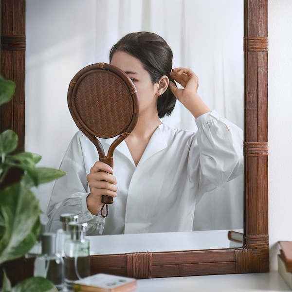 IKEA KLIBBAL mirror, brown, 18 1/2x24 3/8 in, Ikea Ireland | 0495PGVXI