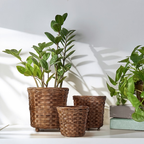 IKEA KLIBBAL plant pot, brown, 6 in, Ikea Ireland | 4352FTBJC