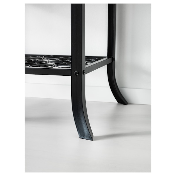 IKEA KLINGSBO Glass-door cabinet, black, clear glass, 17 3/4x70 7/8 in, Ikea Ireland | 8356TSKRD