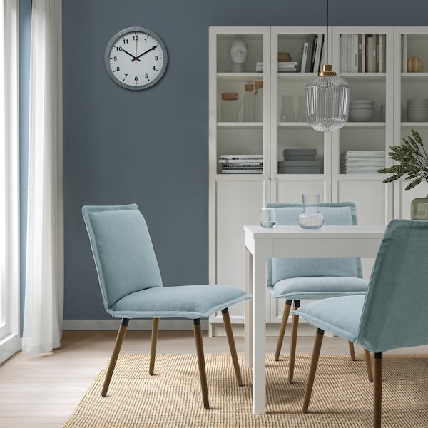 IKEA KLINTEN chair Brown / Kilanda Pale Blue, Ikea Ireland | 2684RKTZF