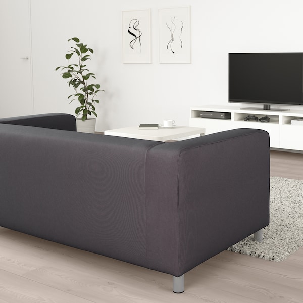 IKEA KLIPPAN loveseat Vissle Gray, Ikea Ireland | 8297YNPXI