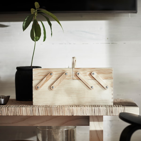 IKEA KLÄMMEMACKA desk organizer, natural plywood, 13 ¾x8 ¾ in, Ikea Ireland | 3628QMHJR