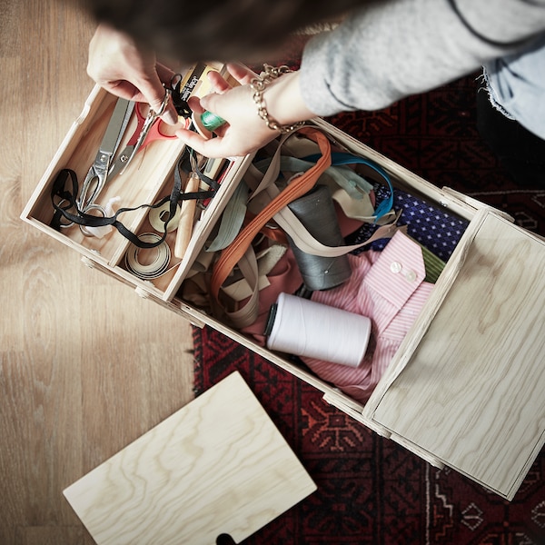 IKEA KLÄMMEMACKA desk organizer, natural plywood, 13 ¾x8 ¾ in, Ikea Ireland | 3628QMHJR