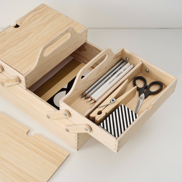 IKEA KLÄMMEMACKA desk organizer, natural plywood, 13 ¾x8 ¾ in, Ikea Ireland | 3628QMHJR