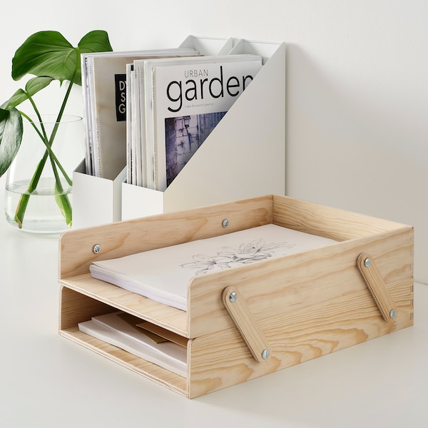 IKEA KLÄMMEMACKA letter tray, natural plywood, Ikea Ireland | 5167UNRCD