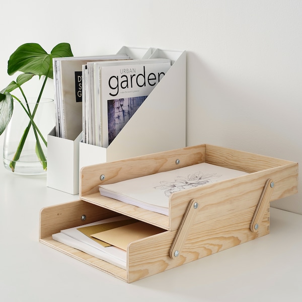 IKEA KLÄMMEMACKA letter tray, natural plywood, Ikea Ireland | 5167UNRCD