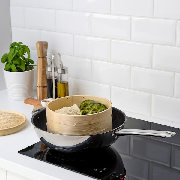 IKEA KLOCKREN steamer, bamboo, 5 qt, Ikea Ireland | 2835DVTLP