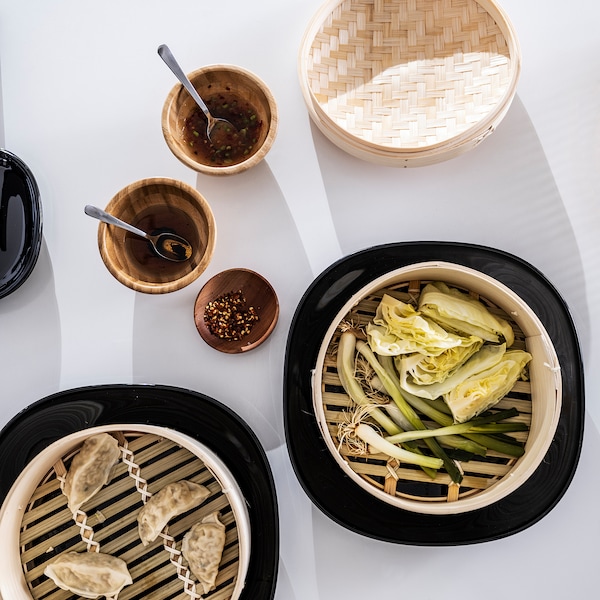 IKEA KLOCKREN steamer, bamboo, 5 qt, Ikea Ireland | 2835DVTLP