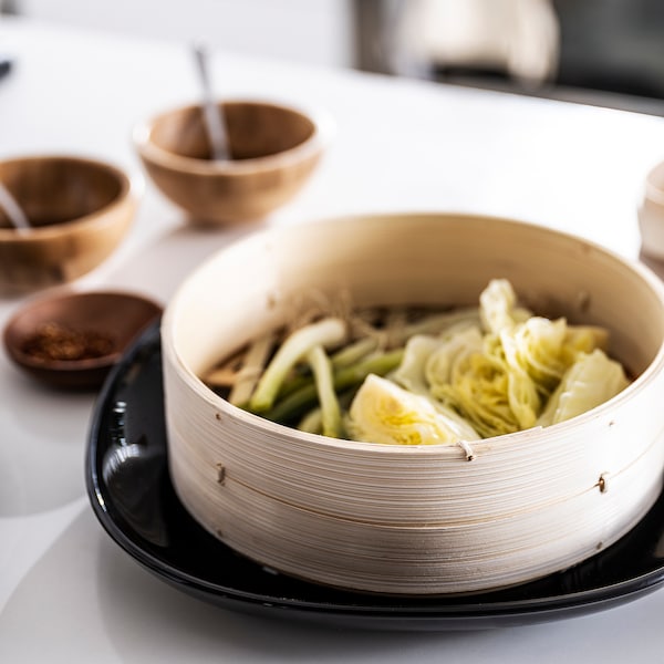 IKEA KLOCKREN steamer, bamboo, 5 qt, Ikea Ireland | 2835DVTLP