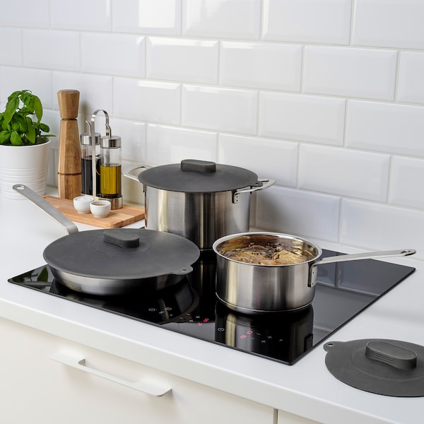 IKEA KLOCKREN universal lid, set of 3, silicone, 3 pack, Ikea Ireland | 8724SIBDO