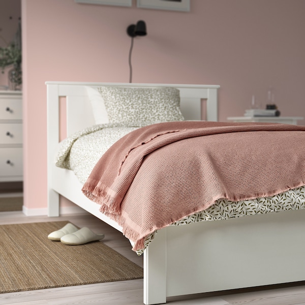 IKEA KLOTSTARR throw, pale pink, 51x67 in, Ikea Ireland | 4198ERXAG