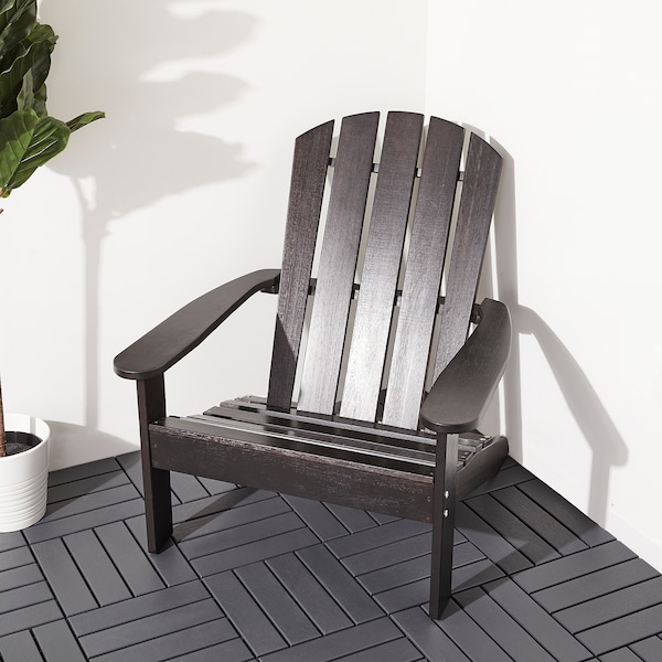 IKEA KLÖVEN Deck chair, outdoor Dark Brown, Ikea Ireland | 7210JIFYS
