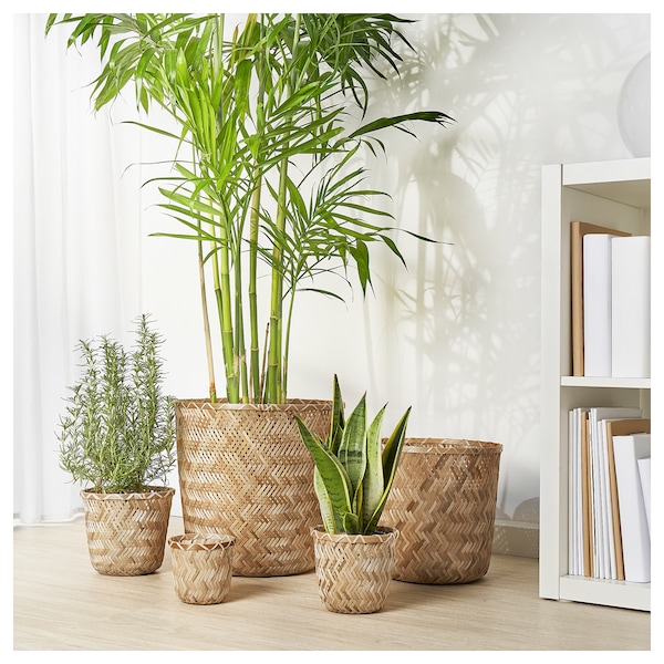 IKEA KLYNNON plant pot, handmade bamboo, 9 ½ in, Ikea Ireland | 1940HKRYN