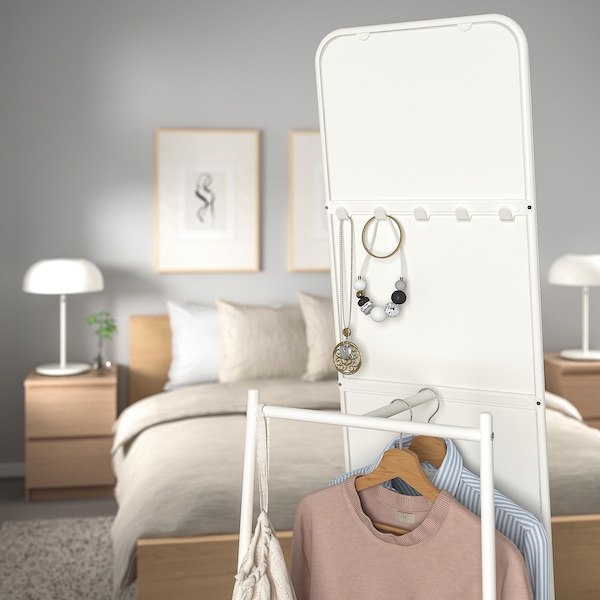 IKEA KNAPPER Floor mirror, white, 18 7/8x63 in, Ikea Ireland | 9026UGRKV