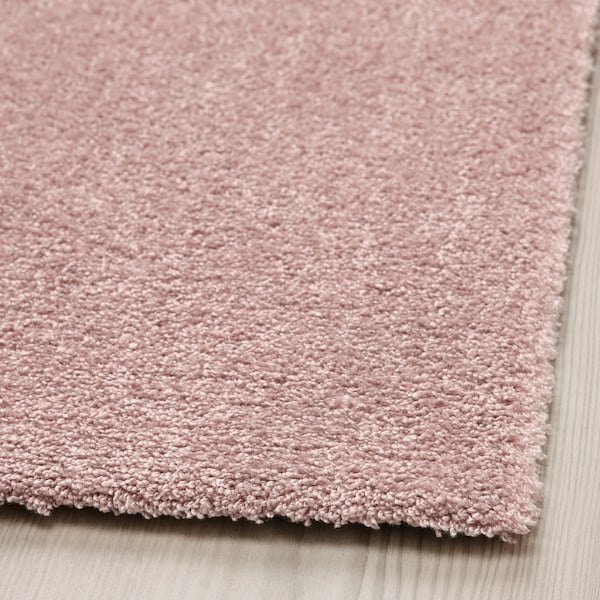 IKEA KNARDRUP rug, low pile, 5'3 inx7'7 in Pale Pink, Ikea Ireland | 9136JKCIL