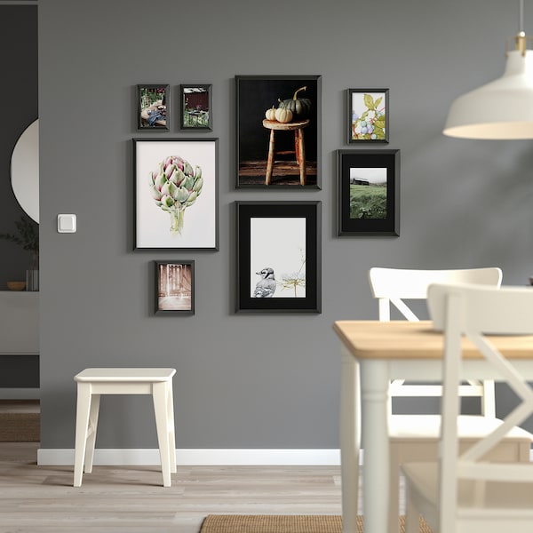 IKEA KNOPPÄNG frame with poster, set of 8, Life in the countryside, Ikea Ireland | 5692FMWVJ