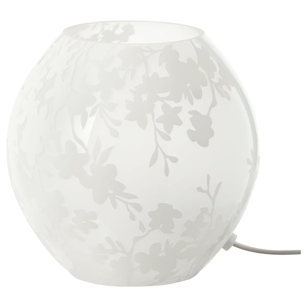 IKEA KNUBBIG table lamp, cherry-blossoms white, 7 in, Ikea Ireland | 9102ALHEM