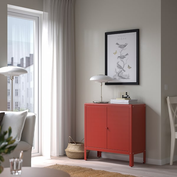 IKEA KOLBJÖRN Cabinet, indoor/outdoor, 31 1/2x31 7/8 in Brown / Red, Ikea Ireland | 7583ECVSX