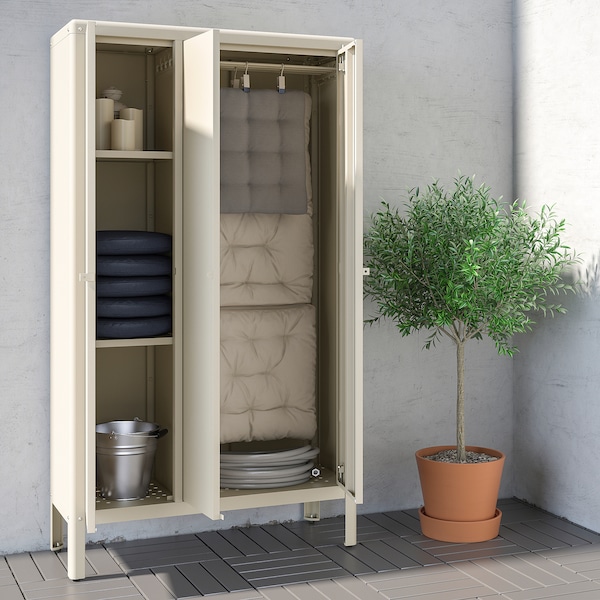 IKEA KOLBJÖRN Cabinet, indoor/outdoor, beige, 35x63 in, Ikea Ireland | 4795WKVTC