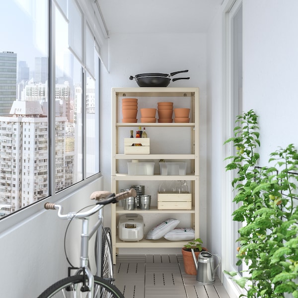 IKEA KOLBJÖRN shelf unit, indoor/outdoor, 31 1/2x13 3/4x63 3/4 in, Ikea Ireland | 8149UMLNX