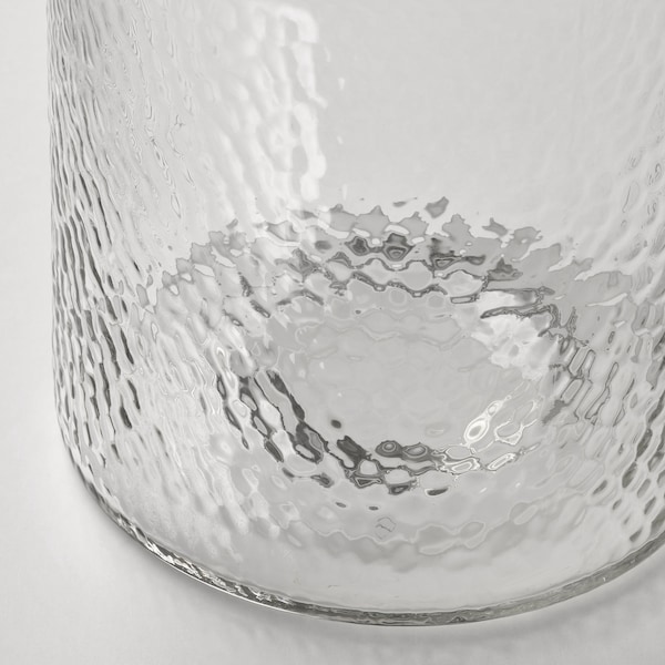 IKEA KONSTFULL vase, clear glass/patterned, 10 ¼ in, Ikea Ireland | 9421JXALI