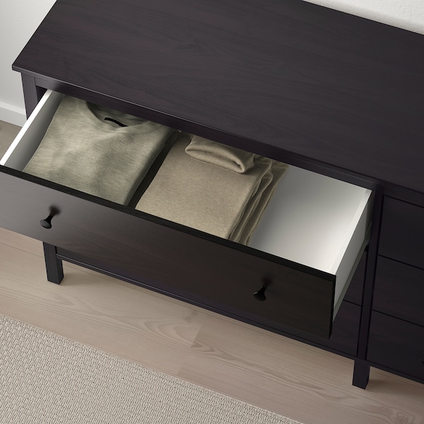 IKEA KOPPANG 6-drawer dresser, 67 3/4x32 5/8 in Black / Brown, Ikea Ireland | 6921KDIPW