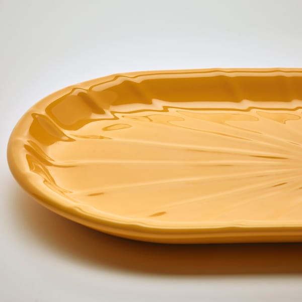 IKEA KOPPARBJÖRK decoration dish, bright yellow, 6 ¼x13 in, Ikea Ireland | 0842WIHFE