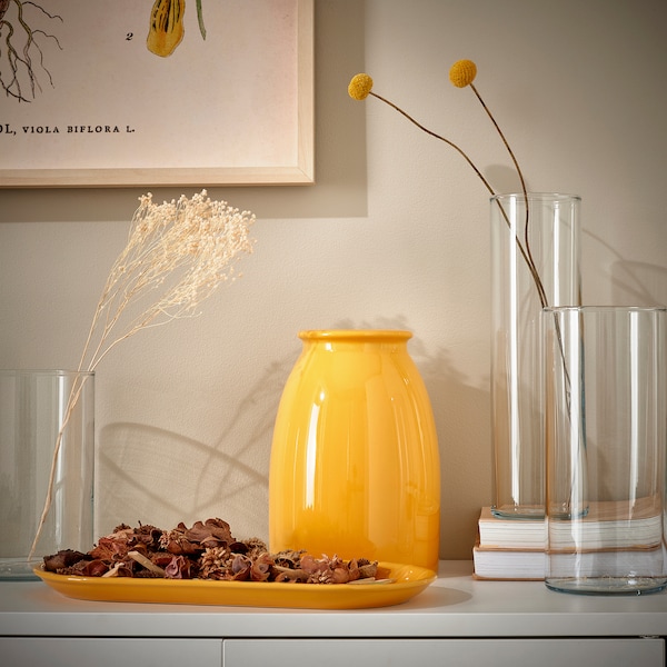 IKEA KOPPARBJÖRK decoration dish, bright yellow, 6 ¼x13 in, Ikea Ireland | 0842WIHFE
