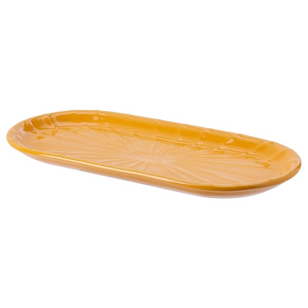 IKEA KOPPARBJÖRK decoration dish, bright yellow, 6 ¼x13 in, Ikea Ireland | 0842WIHFE