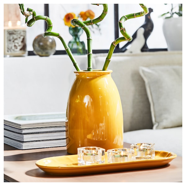 IKEA KOPPARBJÖRK vase, bright yellow, 8 ¼ in, Ikea Ireland | 3241CBPFW