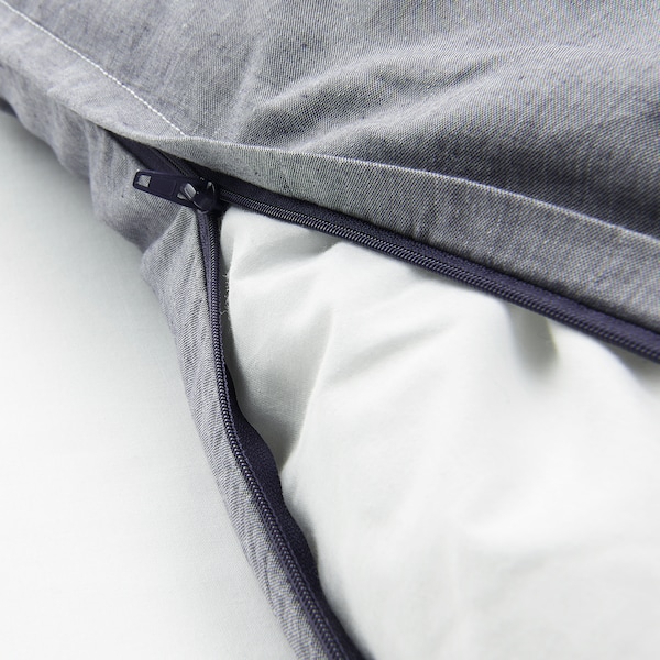 IKEA KOPPARBLAD duvet cover and pillowcase(s), Twin Dark Blue, Ikea Ireland | 4185KTJDC