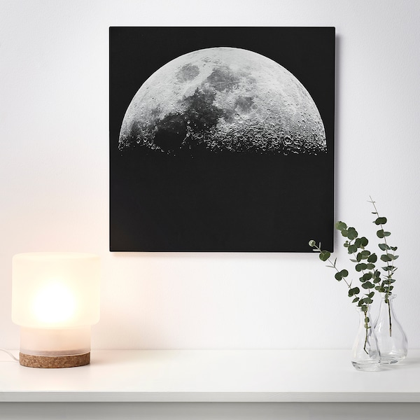 IKEA KOPPARFALL picture, Moonscape, 19 ¼x19 ¼ in, Ikea Ireland | 5037QBVEO