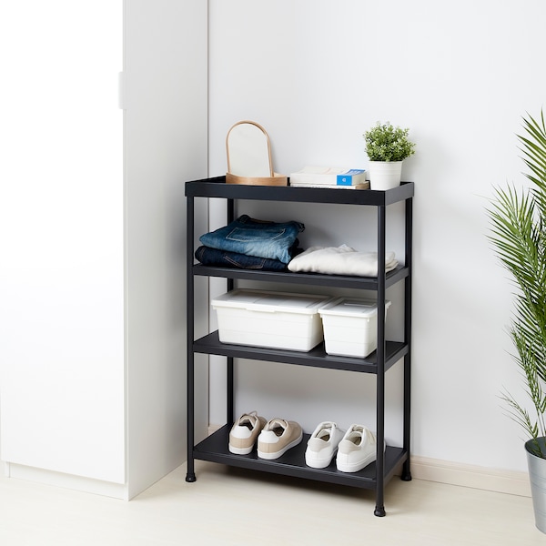 IKEA KORNSJÖ Shelf unit, black, Ikea Ireland | 7034IDHUN