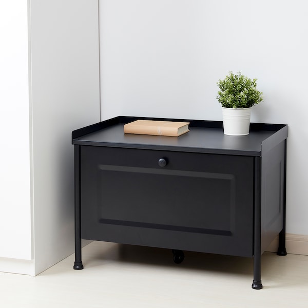 IKEA KORNSJÖ storage bench, black, Ikea Ireland | 5389XRQTW