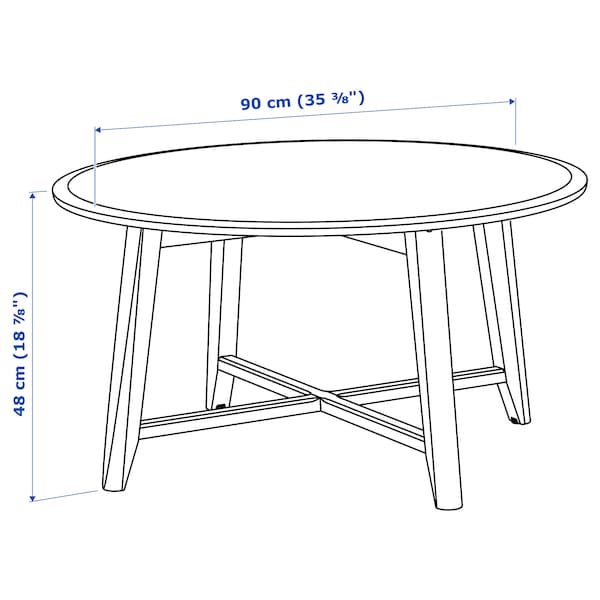 IKEA KRAGSTA coffee table, 35 3/8 in White, Ikea Ireland | 1825MGJFL