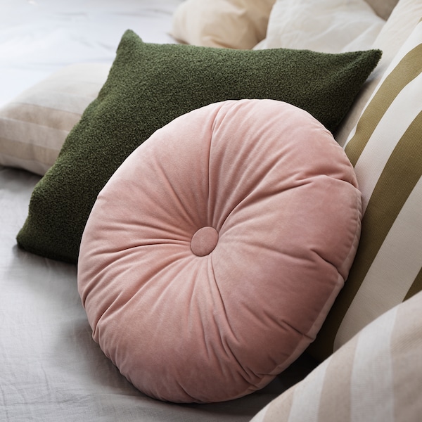 IKEA KRANSBORRE cushion, 16 in Light Pink, Ikea Ireland | 3742VKALP